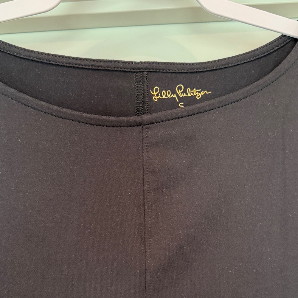 Lilly Pulitzer Black Long Sleeve Top - Picture 2 of 4
